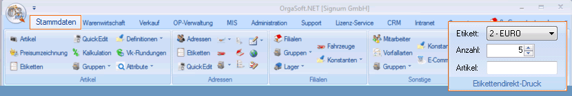add in etikettendruck