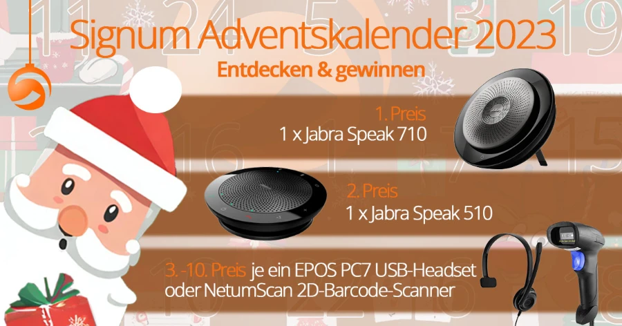 Signum Adventskalender 2023 Gewinnspiel