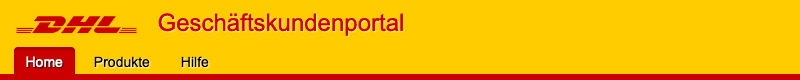 dhl geschaeftskundenportal