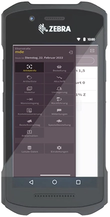 inventur mobile store app zebra