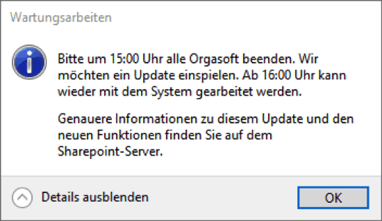 message addin senden4