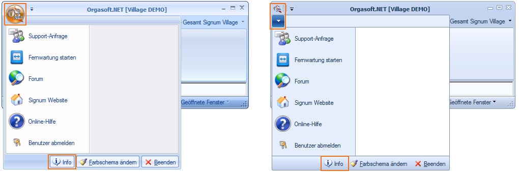 module verwalten wawi orgasoftnet start