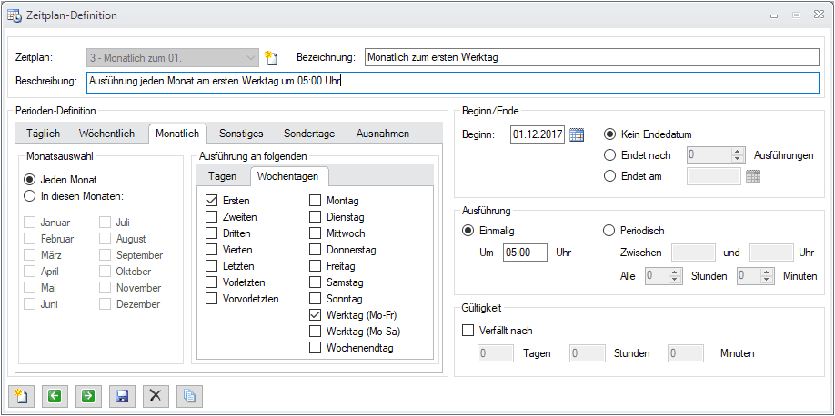 schritt 2 periodischer vorfall warenwirtschaftssystem orgasoft