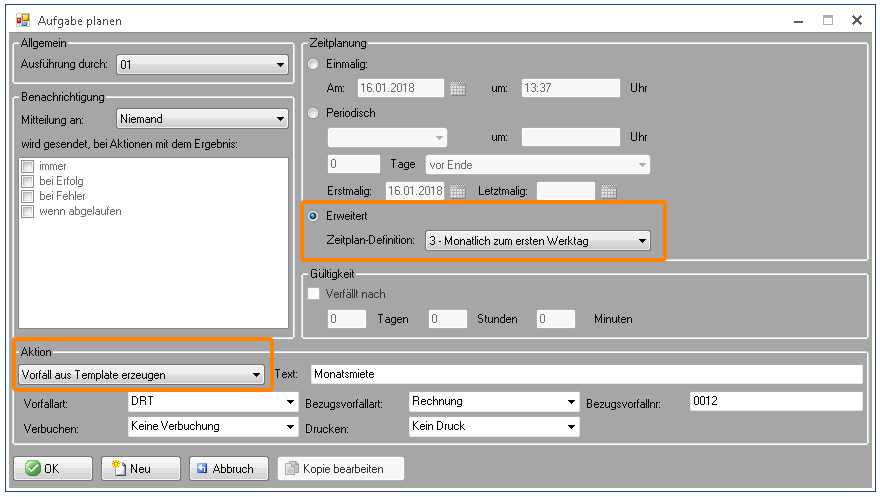 schritt 3 periodischer vorfall warenwirtschaftssystem orgasoft