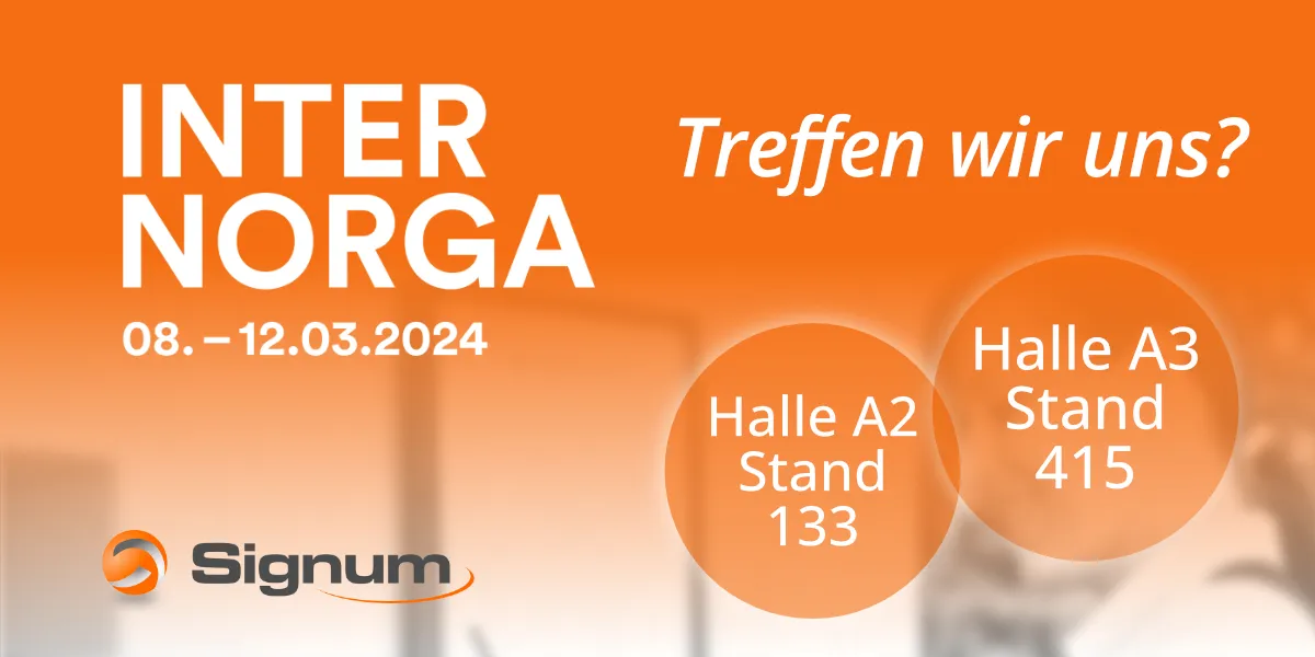 Signum Warenwirtschaftssysteme auf der Internorga 2024