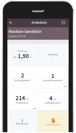 mobile-store-app-artikelinfo