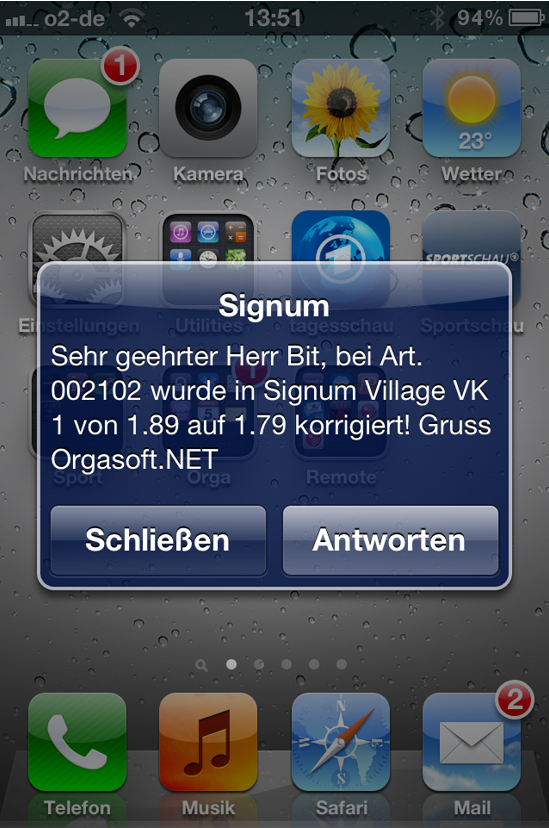 Warenwirtschaftssystem Orgasoft.NET - Agent 