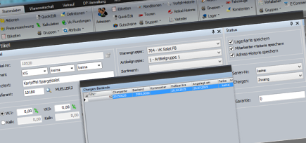 Warenwirtschaftssystem Orgasoft.NET Chargenverwaltung