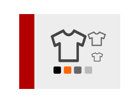 Freie Farben und Größen anbieten