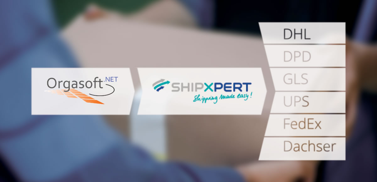 ShipXpert Versand im Warenwirtschaftssystem Orgasoft.NET